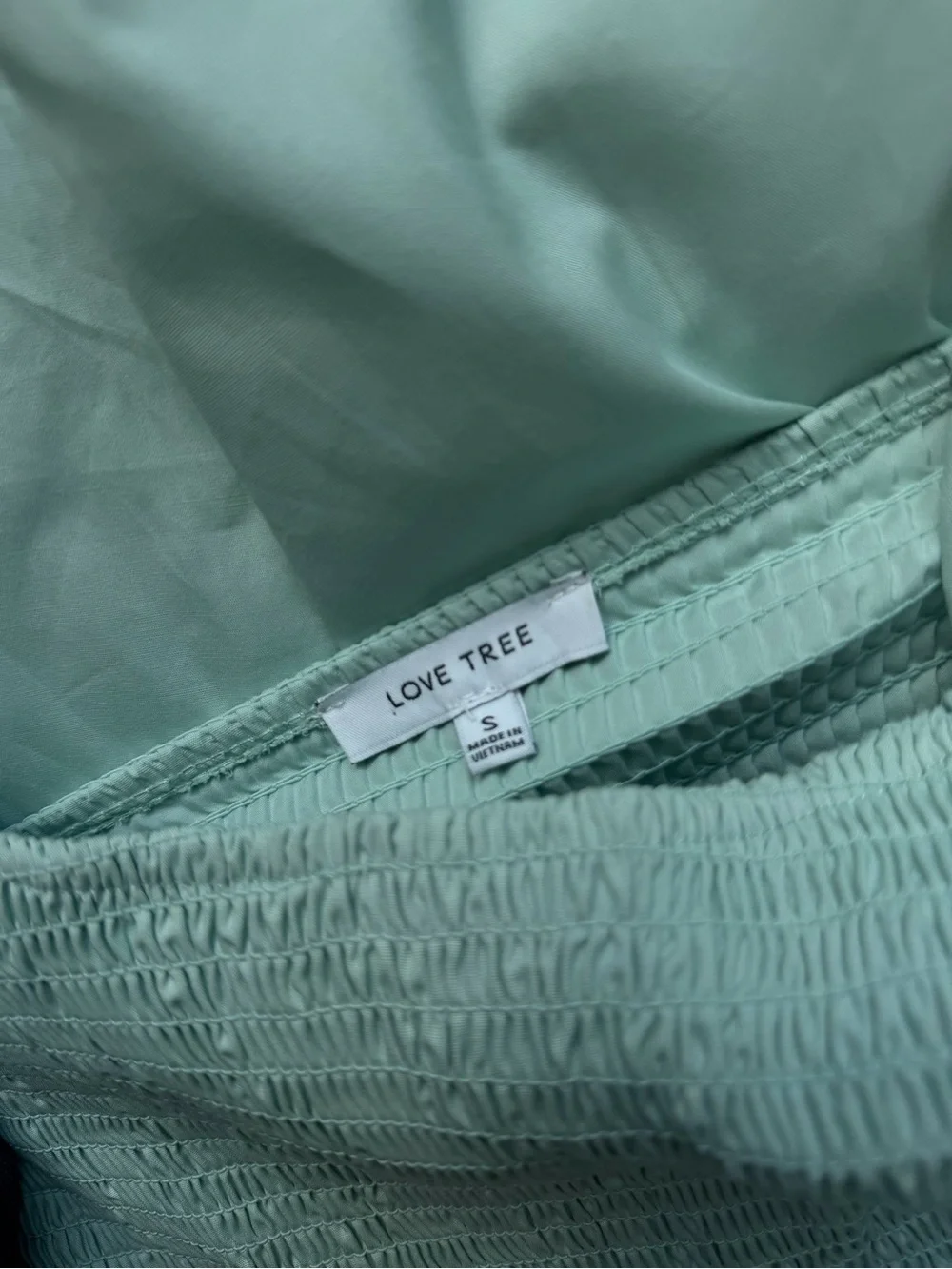Love Tree Aqua Maxi Dress with Smocked Bodice and Spaghetti Straps